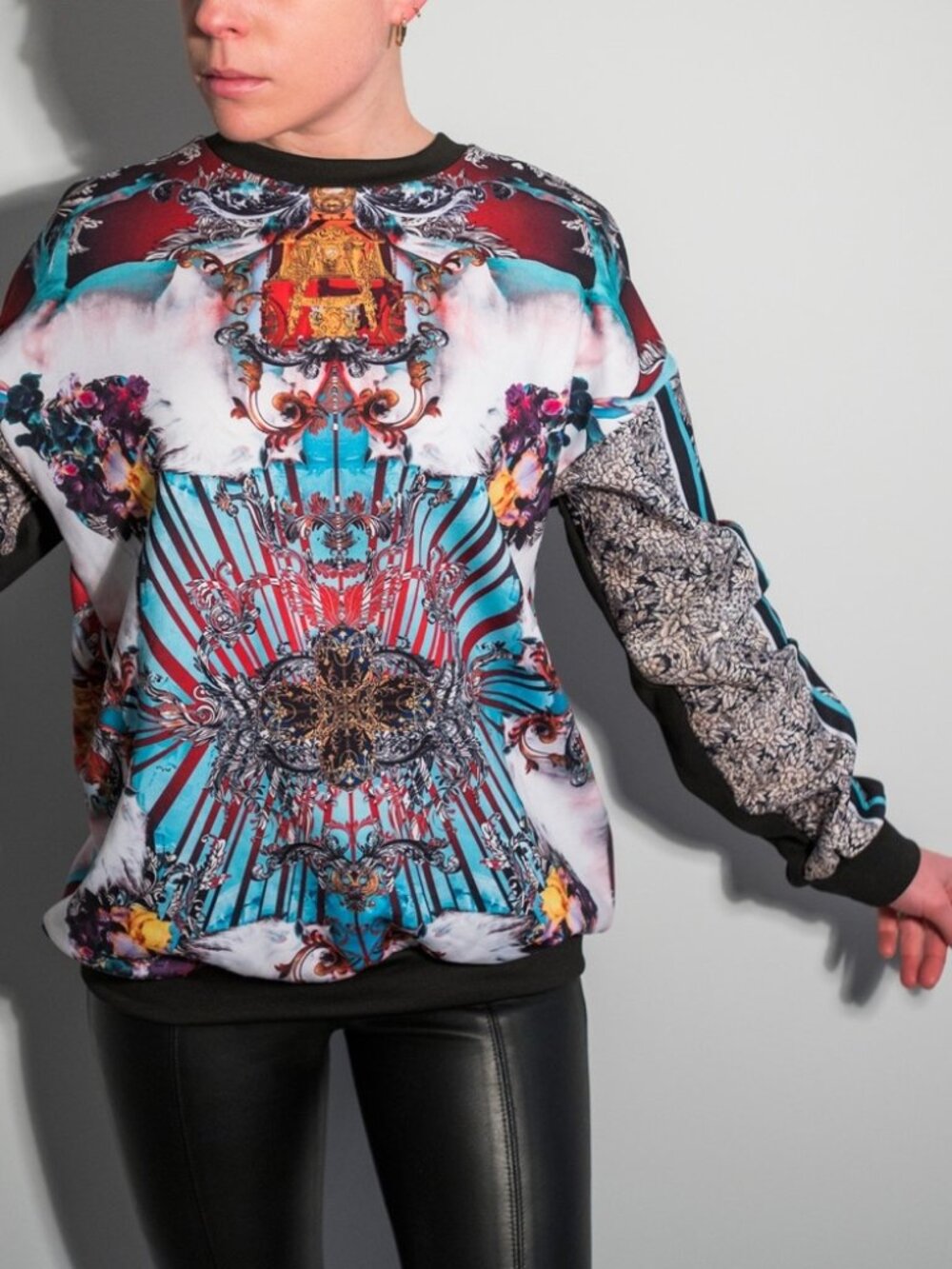 Clover Canyon Baroque Printed Sweatshirt